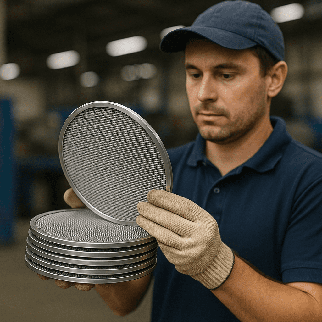 Disco de Tela para Extrusora