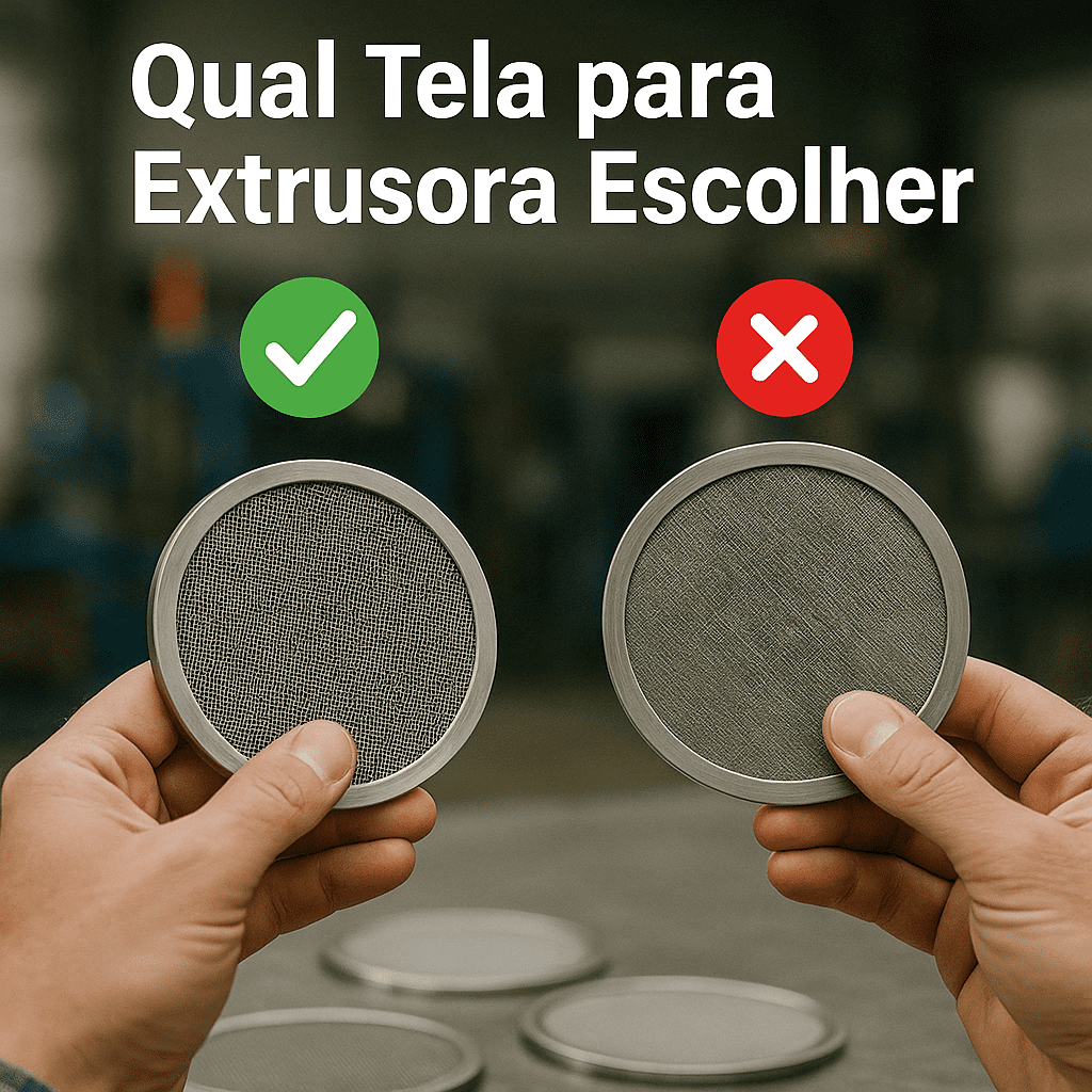 Qual Tela para Extrusora Escolher