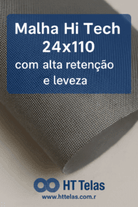 Malha Hi Tech 24x110 com alta retenção e leveza 2 Malha Hi Tech 24x110