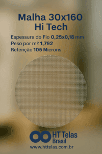Malha Hi Tech 30x160: resistência e alta precisão 2 A Malha Hi Tech 30x160