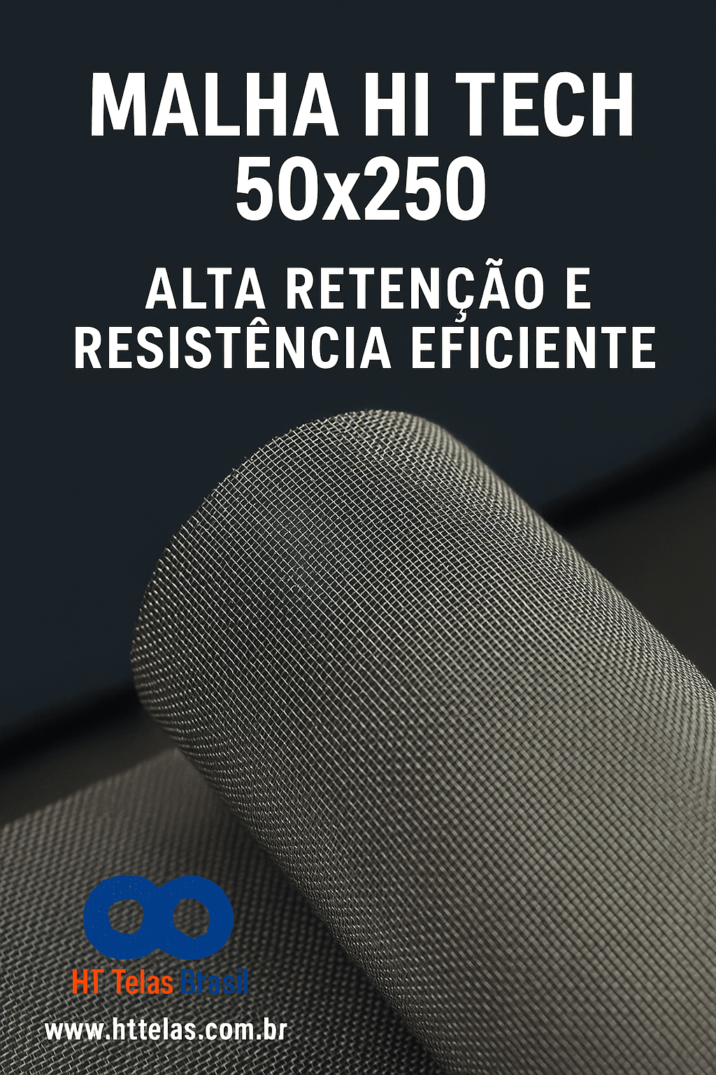 Malha Hi Tech 50x250 com 0,14x0,113mm e alta retenção