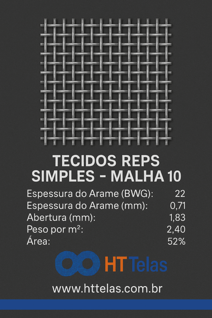 Tecidos REPS Simples - Malha 10