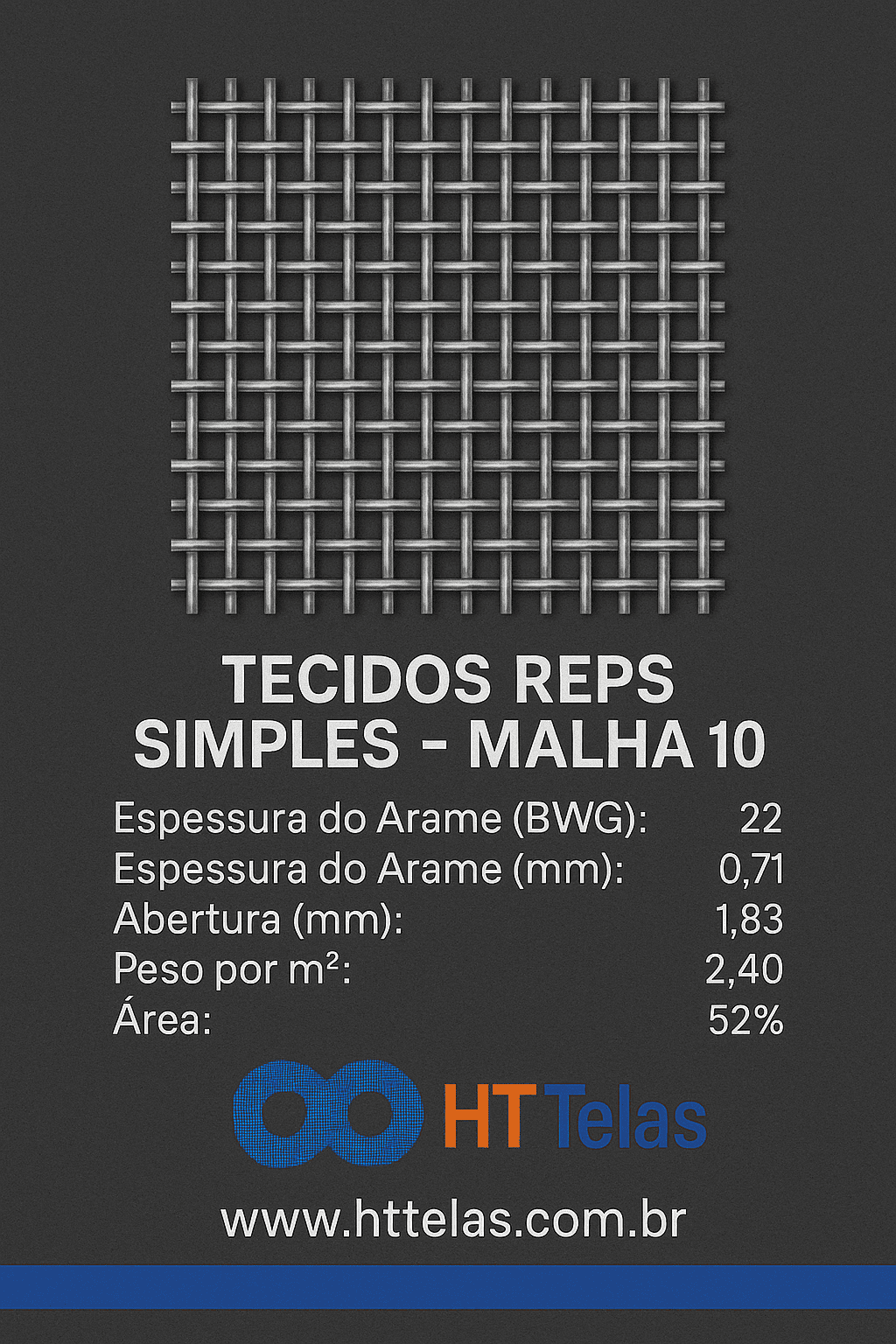 Tecidos REPS Simples - Malha 10