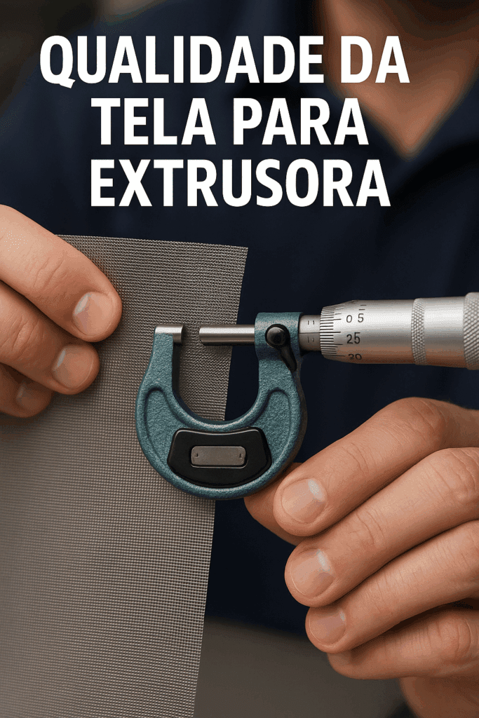 Qualidade da Tela para Extrusora