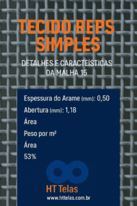 Tecido REPS Simples: Detalhes e Características da Malha 15 2 Malha 15