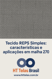 Tecido REPS Simples: características e aplicações em malha 270 2 malha 270