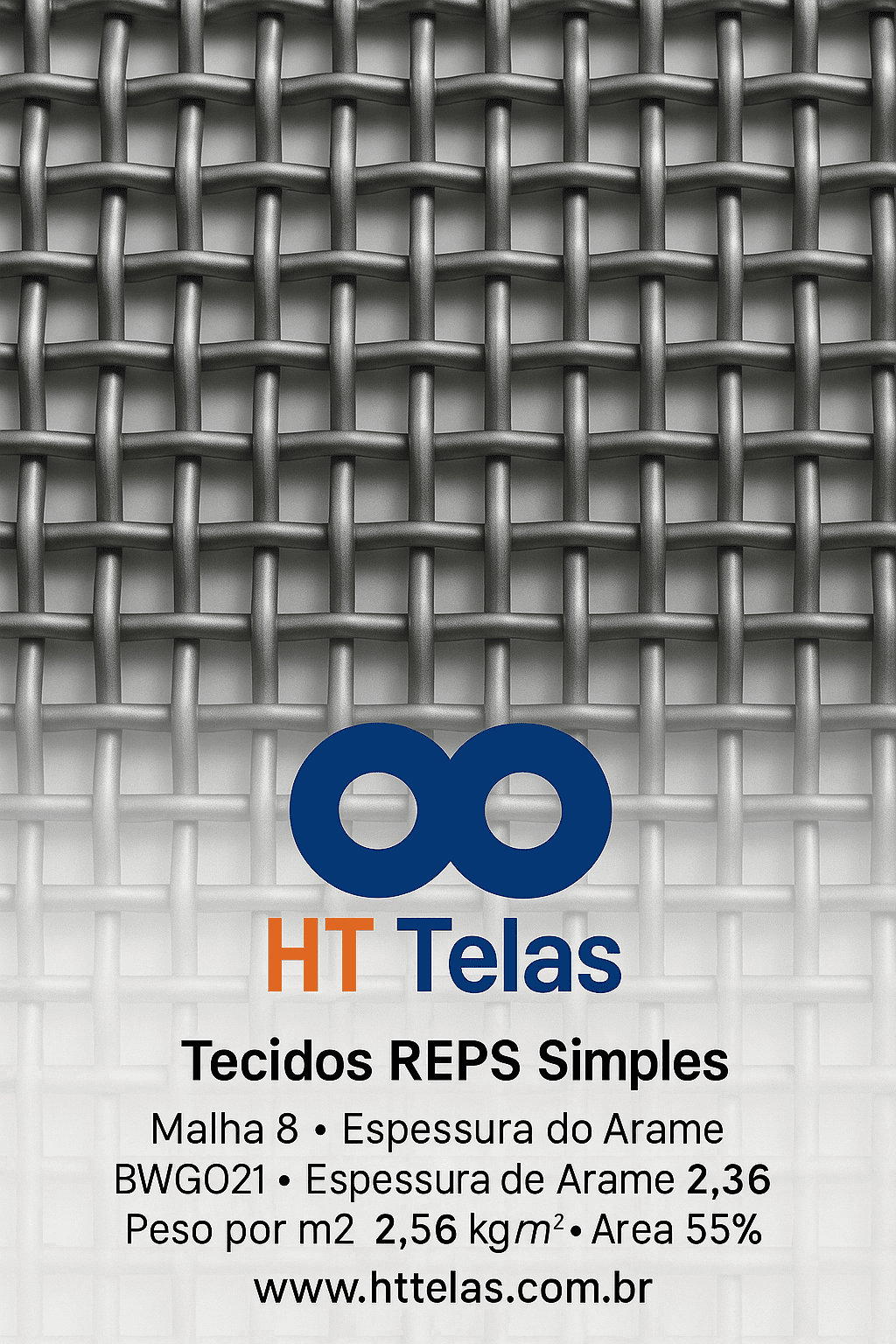Tecidos REPS Simples com Malha 8
